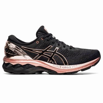 Női Asics Gel-Kayano 27 Futócipő AS5364120 Fekete/Rózsaszín Arany